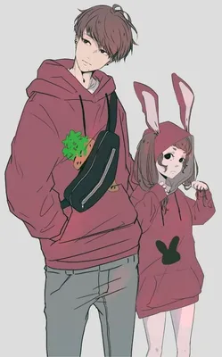 Anime #couple #аниме #пара #tyan #kun #тян #кун | Cute anime couples, Cute  anime coupes, Anime couples drawings