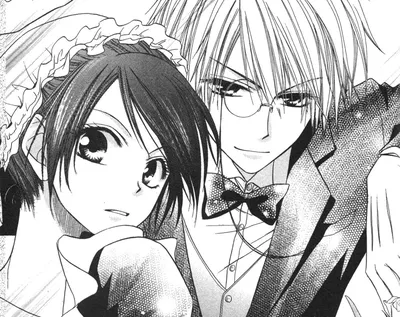 Президент студсовета - горничная! Kaichou wa Maid-sama! art обои усуи  такуми мисаки аюдзава takumi usui misaki ayuza… | Староста-горничная,  Горничная, Милые рисунки