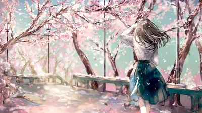 Аниме Весна (53 фото) | Anime scenery, Scenery wallpaper, Scenery background