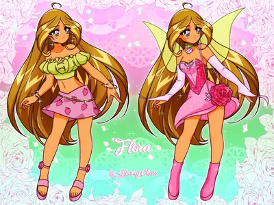 Beautiful Winx in anime style - 