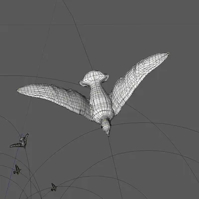 Анимированные Летающие Голуби 3D Модель $14 - .c4d .fbx - Free3D