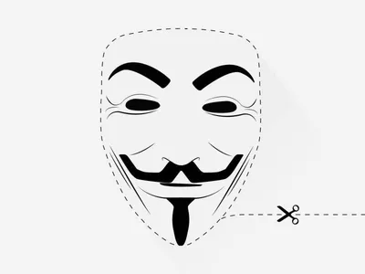 Обои Минимализм, Фон, Маска, Vendetta, Арт, Art, Anonymous, Guy Fawkes,  Анонимус, Minimalism, Персонаж, Mask, Гай Фокс, Character, Guy Fawkes Mask,  by Sarfaraz Yeaseen картинки на рабочий стол, раздел минимализм - скачать