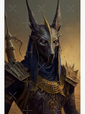 ANUBIS Art | Egyptian Gods Mythology Art | Mind Maestro AI