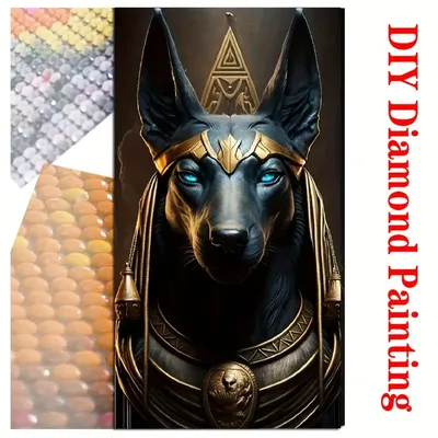 Ai generative Portrait og God Anubis, Egyptian mythology nft style art  27246286 Stock Photo at Vecteezy