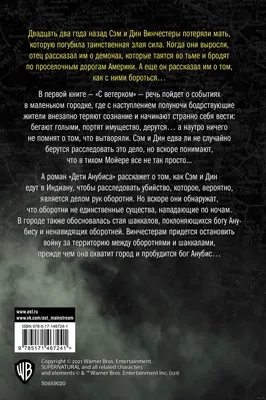 Сверхъестественное. С ветерком. Дети Анубиса» Тим Ваггонер, Д. Пассарелла -  купить книгу «Сверхъестественное. С ветерком. Дети Анубиса» в Минске —  Издательство АСТ на 