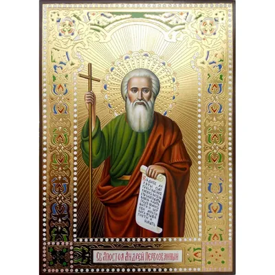 Купить изображение иконы: Мерная икона, Андрей Первозванный, апостол