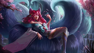 Spirit Blossom Ahri - League of Legends FanArt by Léa Gaudin : r/AhriMains