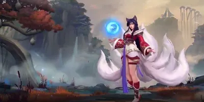 Ahri from league of legends on Craiyon