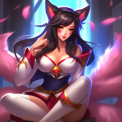 LoL Ahri Faebound Art HD 4K Wallpaper #