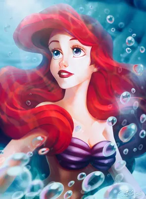 Ариэль (Дисней) (Ariel) :: Русалочка (The Little Mermaid) :: красивые  картинки :: арт барышня (арт девушка, art барышня) :: Знаменитости /  картинки, гифки, прикольные комиксы, интересные статьи по теме.