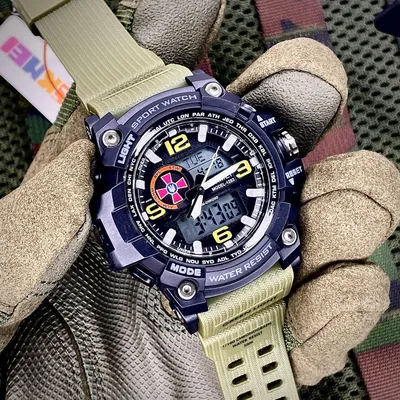 Армейские часы ЗСУ время дата день недели для военных наручные часы мужские  с подсветка водонепроницаемые (ID#1726298467), цена: 1099 ₴, купить на  