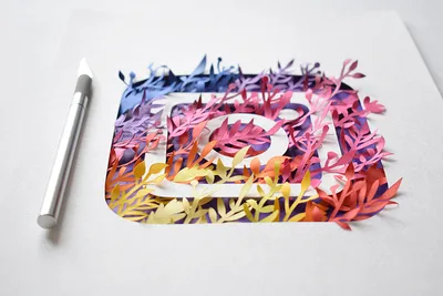 Paper Instagram Logo :: Behance