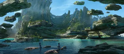 Домик на воде: Опубликован красивый концепт-арт долгожданного фильма  "Аватар 2" | GameMAG