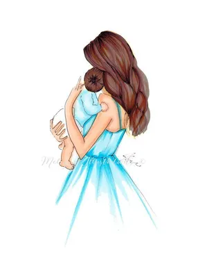 Mom love | Mother art, Baby prints, Mother daughter art