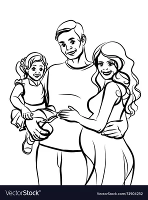 Family Drawing PNG Transparent Images Free Download | Vector Files | Pngtree