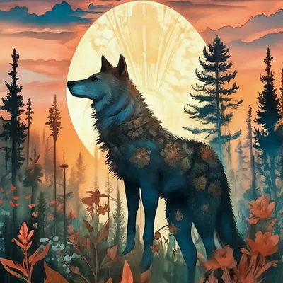 Арт волк | Wolf wallpaper, Fantasy wolf, Wolf pictures