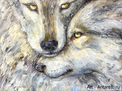 Картина по номерам-Волк в заполярье ВанГогВоМне 8645572 купить в  интернет-магазине Wildberries