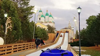 Как выглядит Комсомольская набережная Астрахани в начале 2023 года | АРБУЗ