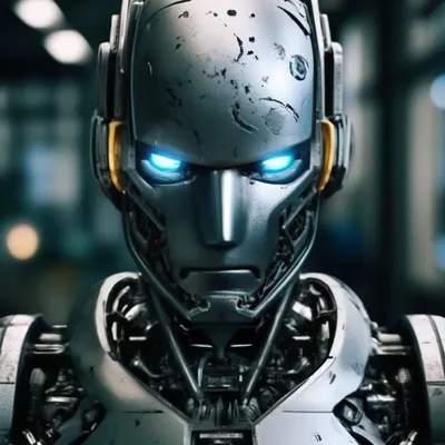 Робот лицо как у атома из живой …» — создано в Шедевруме