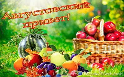 Открытки "Доброго августовского утра!" (100+)