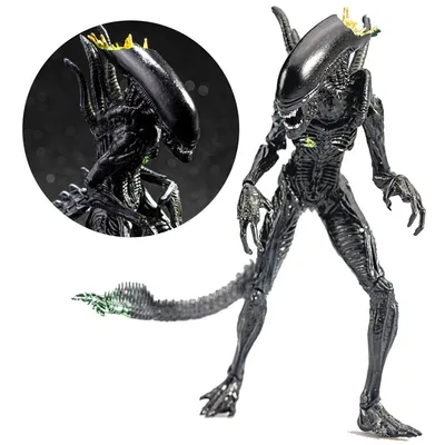 AVP Blowout Alien Warrior  Scale Action Figure - Previews Exclusive