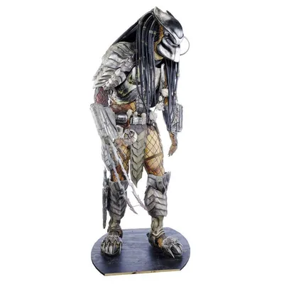 Lot # 23: AVP: Alien Vs. Predator (2004) - Scar's (Ian Whyte) Predator  Costume Display