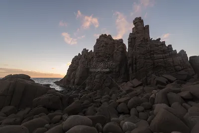 Закат в проливе Уламей Мельбурн Австралия изображение_Фото номер  501143811_JPG Формат изображения_