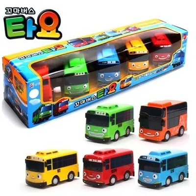 Tayo Wind Up Spring The Little Bus Set 5pcs (Tayo, Rogi, Gani, Rani, Cito)  | eBay