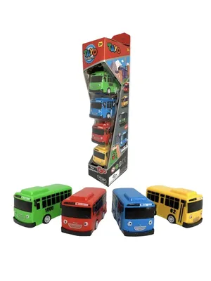 Купить Маленький автобус Tayo Friends Toy Car - Tayo Rogi Lani Shooting-Car  Station, версия для Кореи | Joom