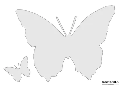 Трафарет "Бабочка" 9х9 см купить в Чите Трафареты в интернет-магазине  Чита.дети (9950158)