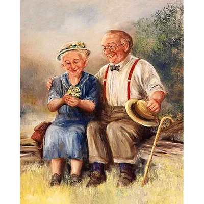 Дедушка и бабушка с внучкой, счастливый день бабушки и дедушки | Премиум  векторы