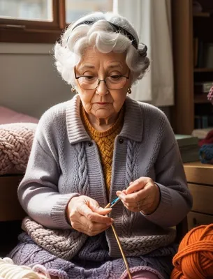 92-летняя бабушка вяжет носки защитникам | Министерство труда и социальной  защиты Чувашской Республики