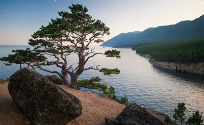 Озеро Байкал закат - 70 фото