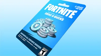 Подарочная карта Fortnite - 2800 V-Bucks card (для всех платформ 2,500  (+300 Bonus) В-баксы/Вабаксы/ВА-баксы) (ID#1218108258), цена: 599 ₴, купить  на 