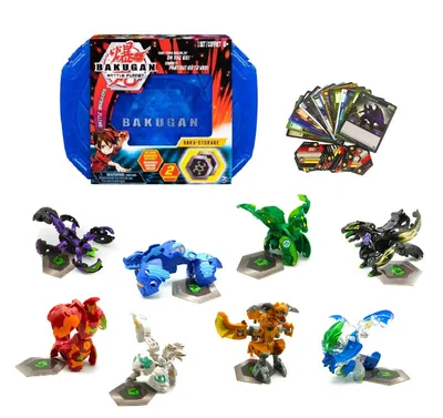 Бакуган, Игровой набор Bakugan Evolutions 8 шт. + кейс, бокс для бакуганов,  бакуганы, синий (ID#1992907617), цена: 1850 ₴, купить на 