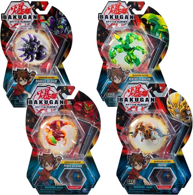 Bakugan Battle Planet Battle Brawlers Bakugan Single Figure Darkus  Dragonoid - ToyWiz