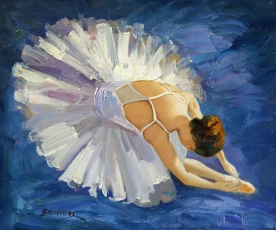Картина маслом "Юная балерина" — В интерьер