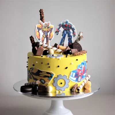 Рукоделки IrKo :): Торт "Трансформеры. Бамблби" / Transformers Bamblebee  Cake