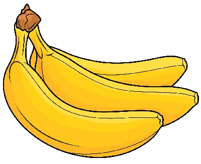 Рисунок банан для детей - 50 фото