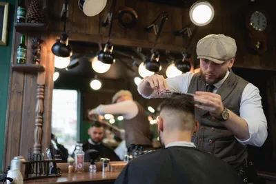 Часы настенные Barber shop Clock Барбер: продажа, цена в Харькове. Часы для  дома от "Интернет-магазин "Style Woman"" - 1317028845