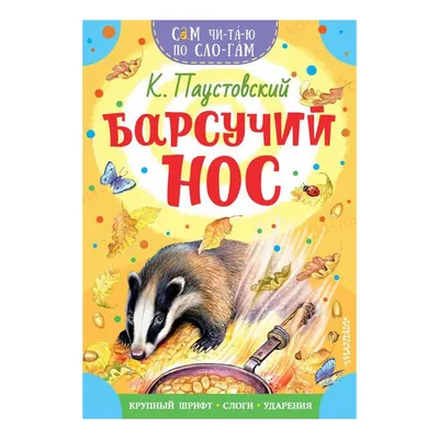 Паустовский К. Барсучий нос. Рассказы и сказки 156399 Росмэн - купить оптом  от 112,81 рублей | Урал Тойз