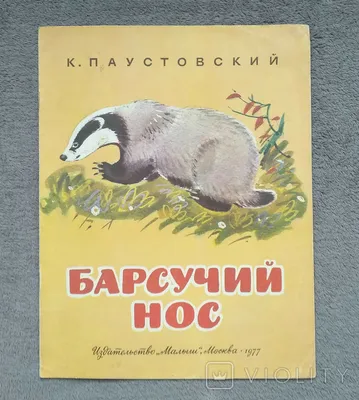 Барсучий нос. К. Паустовский. Рис. В. Федотова. 1977 год. - «VIOLITY»