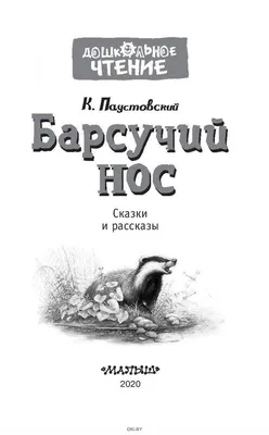 Читать "Барсучий нос. С вопросами и ответами для почемучек" - Паустовский  Константин - Страница 1 - ЛитМир Club