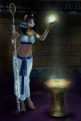 Bastet by Galchi on DeviantArt | Egyptian cat goddess, Egyptian goddess,  Bastet goddess