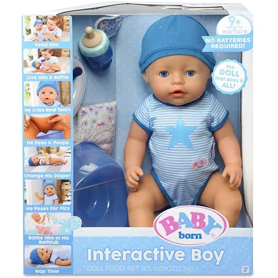 Купить 822-012 Игрушка BABY born Кукла-мальчик Интерактивная, 43 см, кор.  Куклы и пупсы брендовые - цена от 4 845 ₽ в Симферополе