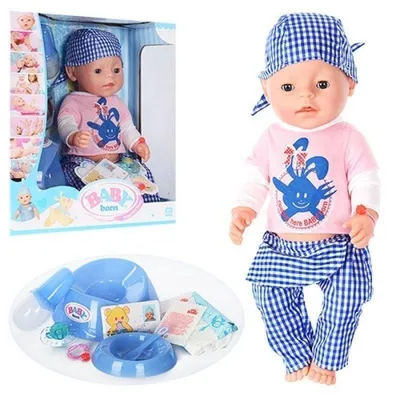 Кукла Пупс Беби Борн Baby Born Мальчик Zapf Creation (размеры 43 см) —  купить в Красноярске. Состояние: Б/у. Куклы и аксессуары на  интернет-аукционе 