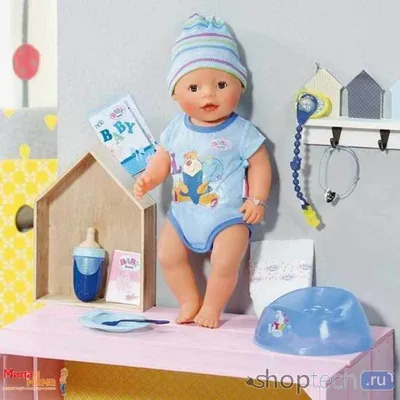 Кукла Zapf Creation Baby Born My Little Нежное прикосновение мальчик  827-338 купить по цене 3999 ₽ в интернет-магазине Детский мир