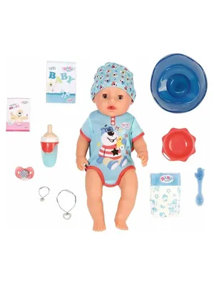 Купить Интерактивная кукла-мальчик "Беби Бон", 43см Zapf Creation 822-012  по лучшей цене с доставкой по России