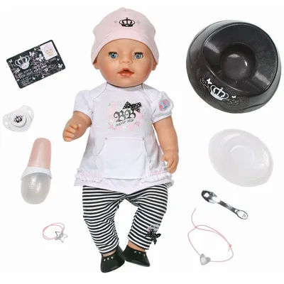 Интерактивная кукла Baby Born Братик 43 см 825-365/Беби Бон мальчик Zapf  Creation 39250025 купить в интернет-магазине Wildberries