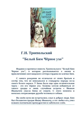 Троепольский, Г. Белый Бим Черное ухо: повесть / Гавриил Троепольский. —  Москва: Экономика, 1981. — 128 с. | Книжный магазин Фёдоровки